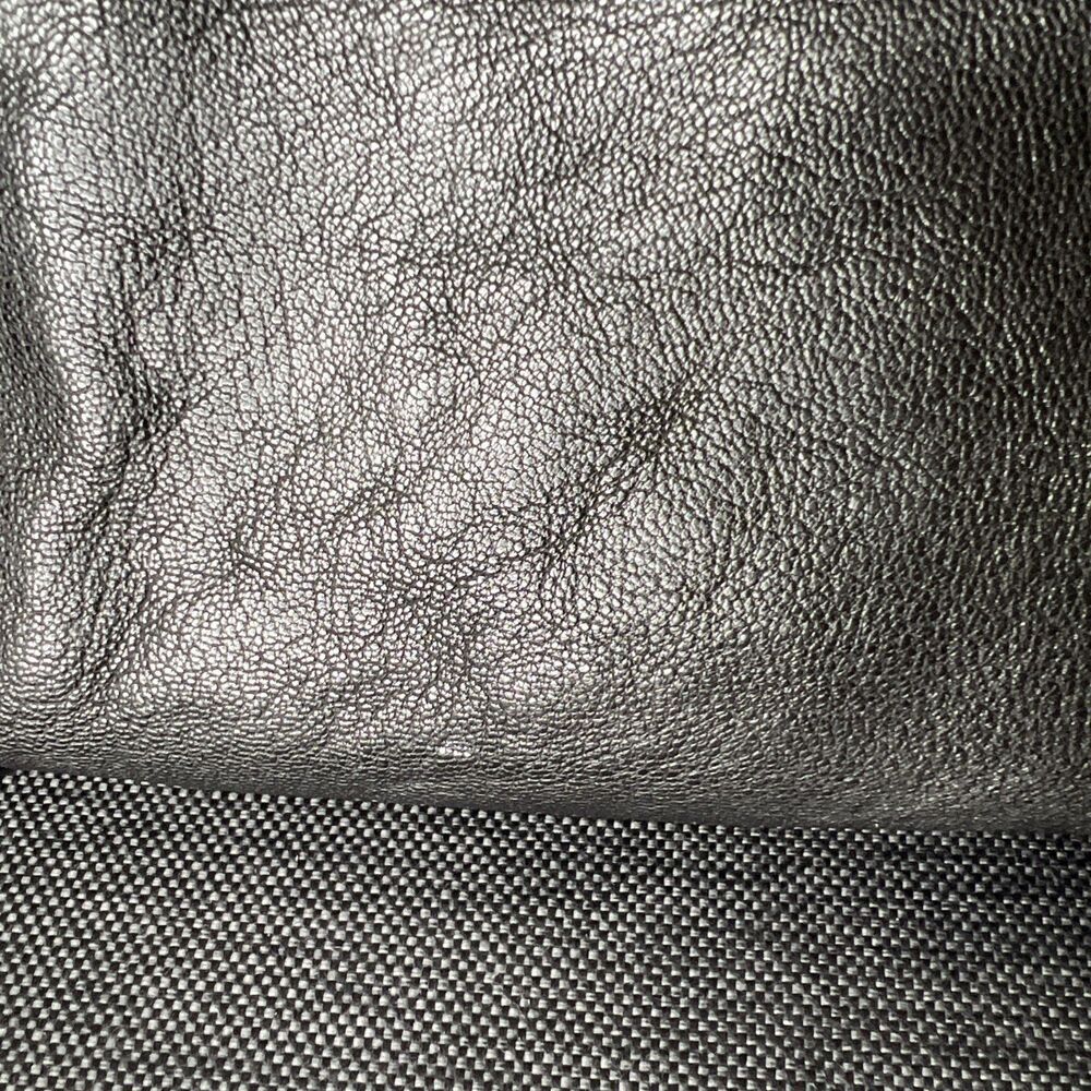 Fossil Logan Black Leather Satchel Shoulder Bag Crossbody Purse With Strap - Picture 5 of 14